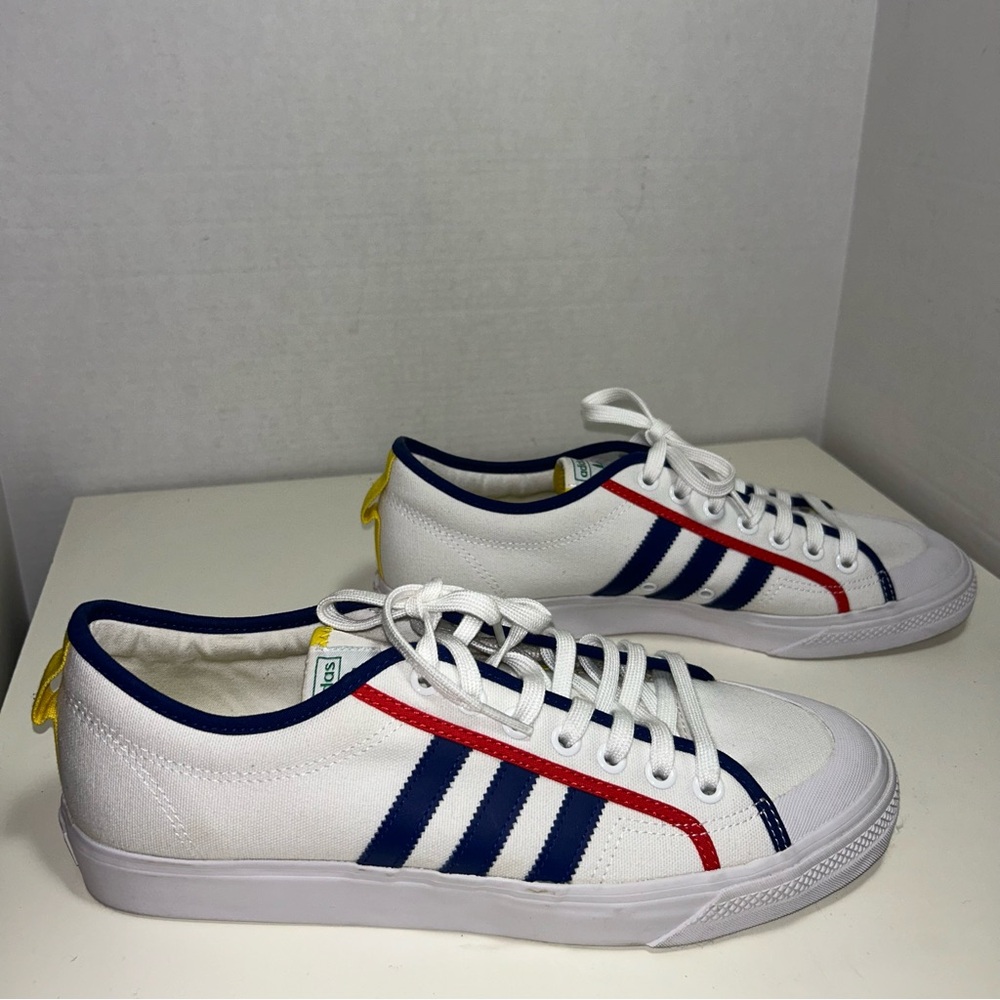 Adidas Nizza GZ8656 White Victory Blue Sneaker Skate Shoe